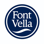 Logo de la marca de agua mineral Font Vella